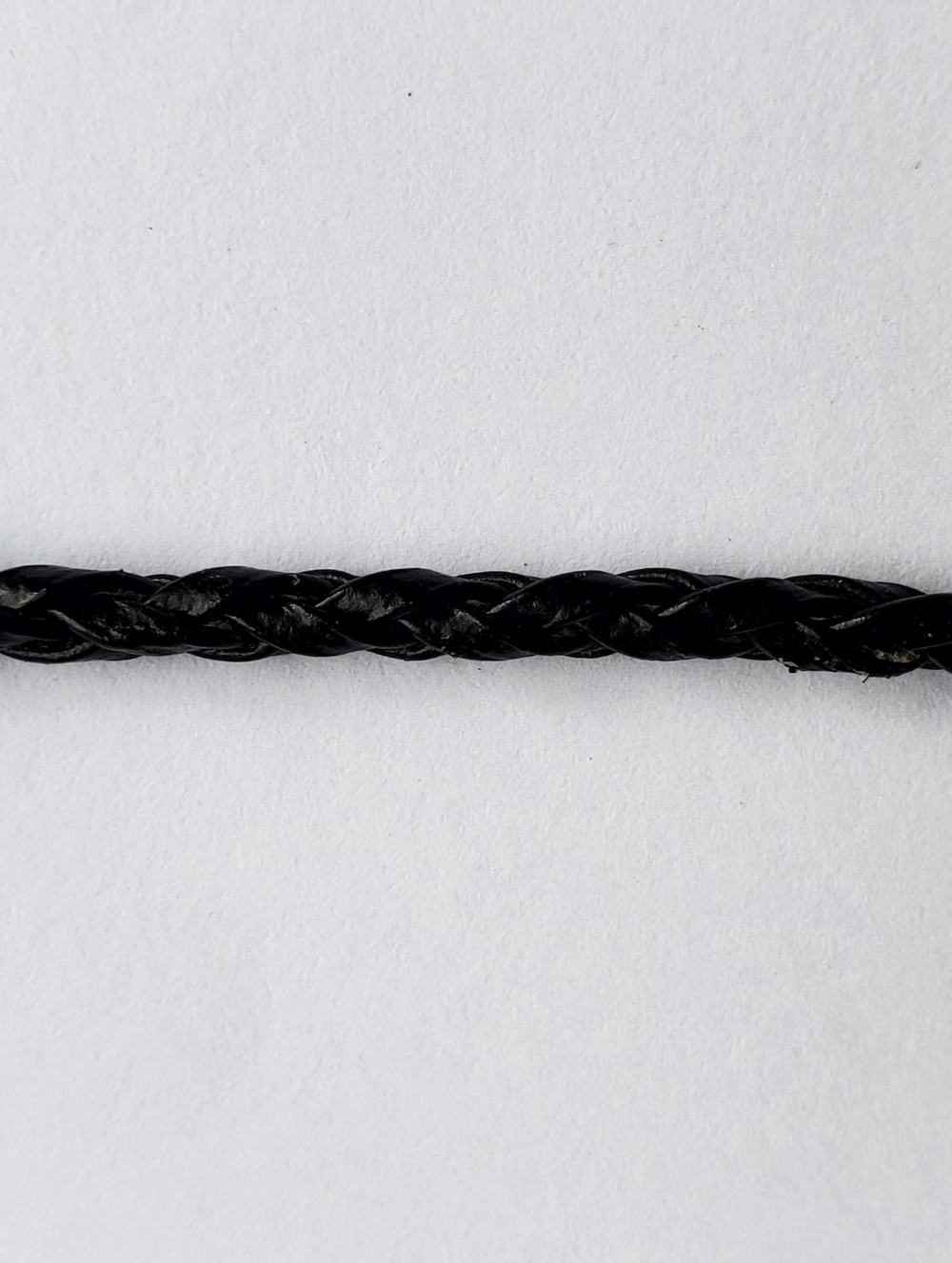 Black‎ Braided Necklace With Crystal Faux Silver Necklace Jewelry Women - Picture 9 of 11